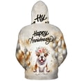 thumbnail image 2 of Happy Anniversary Bulldog Celebrates Wedding Love Family Party All Over Print 3D Hoodie Unisex Merch Hoodies Dog Lover Gifts Idea - 01015, 2 of 6