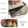 thumbnail image 6 of Hallway Runner Rugs 2.7x5 Ft, Christmas Non Slip Area Rugs for Kitchen Bedroom Entryway, Xmas Botanical Birds Snowflake Vintage Washable Carpet Runner Rug Floor Mats for Bedroom Home Decor, 6 of 9