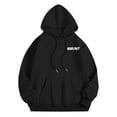 thumbnail image 4 of IWRICH Men's Graphic Printed Hoodies Long Sleeve Drawstring Hooded Sweatshirts Casual Loose Fit Pullover Tops with Pockets Black XXXL, 4 of 7