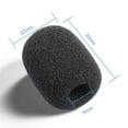 thumbnail image 3 of 200 Pcs Mini Microphone en Mousse Protection contre le Vent pour Petits Microphones à Revers et Casque, 3 of 8