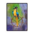 thumbnail image 1 of RYLABLUE Parrot Fleece Blanket Throw Blanket 58x80 inches, 1 of 1