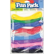 Fun Pack Plastic Craft Lace 80yd-Assorted Colors