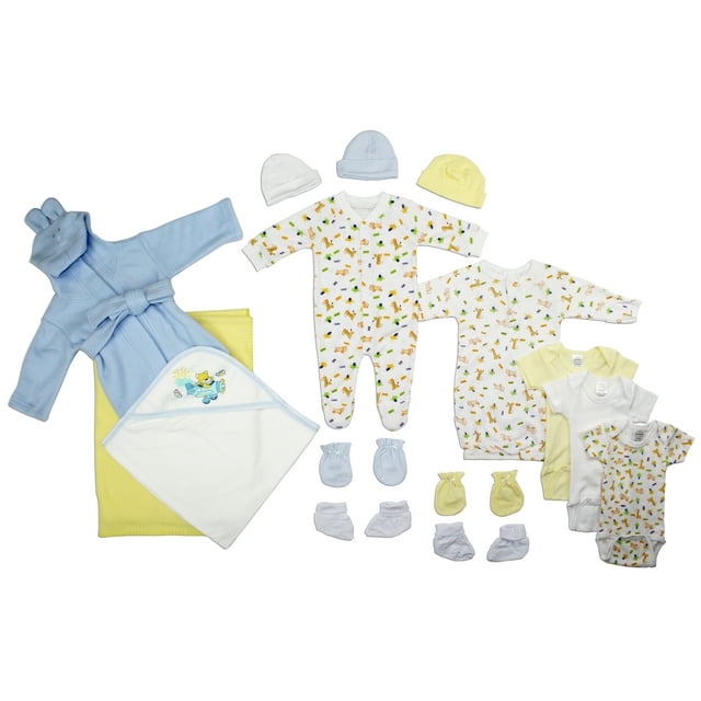 Bambini Newborn Baby Boys 15 Pc Layette Baby Shower Gift Set