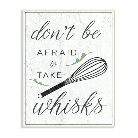 The Stupell Home Decor Collection Kitchen Take Whisks! Wall Plaque Art