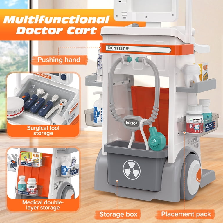 Huge Wave Doctor Kit for Kid, 30PCS Doctors Role Play Set Toy