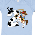 thumbnail image 4 of Inktastic I'm Two-cowboy riding horse birthday Boys Baby Bodysuit, 4 of 5