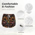 thumbnail image 4 of Rateoe Sunflower Rooster Printed 2 in 1 Women's Workout Shorts for Athletic Gym Running Shorts with Phone Pockets-X-Large, 4 of 7