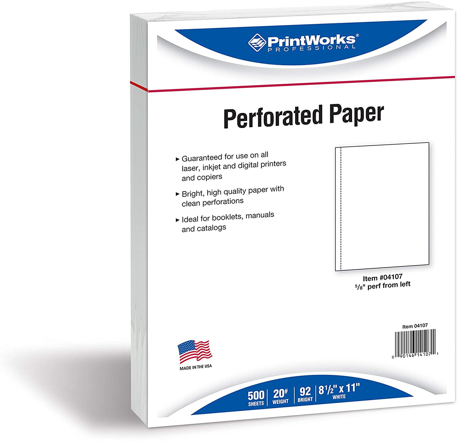 PrintWorks Professional Perforated Paper For Presentations Booklets  PrintWorks Professional Perforated Paper For Presentations Booklets