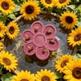 thumbnail image 6 of YAMB Flower Shaped Floating Drinking Station, 7.87in Outdoor Bee Floating Water Station Decor, Lightweight Foam Bird Bath Decor for Garden Orchard and Farm Outdoor Water Feeding, Pink, 6 of 7