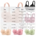 thumbnail image 3 of Stamzod Plus Size Bras for Women No Underwire Supportive Wireless Bra Push Up Everyday Bras, 3 of 5