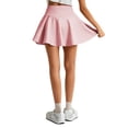 thumbnail image 5 of VNKIDY Girls Kids Solid Color High Waist Flared Athletic Skirt With Built In Shorts For Toddlers Summer Daily Wear Casual Outings Playful Outdoor Activities Trendy Skirt, 5 of 5