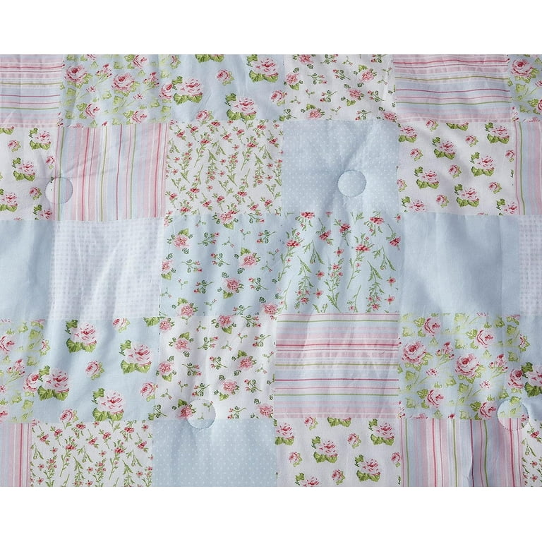 Chezmoi Collection Vero, set di biancheria da letto king size, 3 pezzi, soffice, morbido, leggero, a nido d'ape, geometrico, trapuntato, in microfibra lavata, per tutte le stagioni