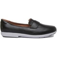 thumbnail image 2 of Strive Milan Women's Lightweight Slip On Leather Loafer Shoes In Black Size 5.5/6, 2 of 6