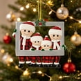 thumbnail image 2 of 2026 Christmas Indoor Home Decor 2D Acrylic Christmas Tree Ornaments Friendship Themed Flat Hanging Decor Cute Festive Acrylic Pendant For Car Interior Christmas Tree Home Wall Window Holiday, 2 of 8