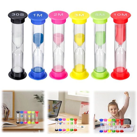 6 Color Set 30 Christmas Decor Seconds 10 Minutes Creative Timer Children's Gift Home Decoration Multifunctional Timer Precise Timing