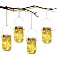 thumbnail image 3 of Solar Lamp, 4 Pieces Solar Mason Jar Light Led Light For Outdoor, 3 of 5