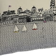 thumbnail image 4 of 35" White Charleston Daylight Skyline Lumbar Decorative Pillow, 4 of 6