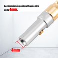 thumbnail image 2 of Chapado En Oro 4Mm Banana U Tenedor Y Enchufe De Pala Conector De Cable De Altavoz Tipo Tornillo Sin Soldadura 6 Uds Monstrate EL007895-00, 2 of 5