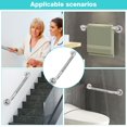 thumbnail image 3 of 2pcs 304 Mango de Baño de Acero Inoxidable, Mango de Baño Mango de Ducha Antideslizante, Mango de Ducha de Seguridad Mango de Inodoro (30cm), 3 of 3