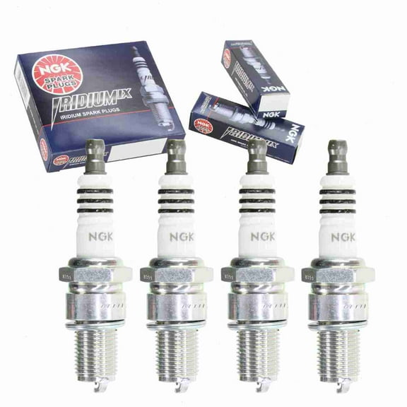 4 pc NGK 6747 Iridium IX Spark Plugs for 5316 IW24 Ignition Wire Secondary