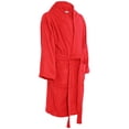 thumbnail image 2 of Peignoir Unisexe Couleur Unie Rouge, 2 of 3