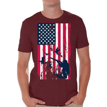 Gift Ideas For Boyfriends Dad Awkward Styles Duck Hunting Men's T Shirt Hunting Clothes for Him Duck Hunt Shirt for Boyfriend Fowling T Shirt Hunting Lovers Gifts Hunter T Shirt for Dad I Love Hunting Shirt Men's Fashion ()
