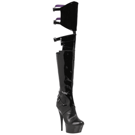 

Women s Patent Platform Gaiter Boots size: 8 | Leather by Medieval Collectibles