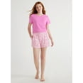 thumbnail image 2 of Joyspun Women's Woven Pajama Boxer Shorts, Sizes XS to 3X, 2 of 6