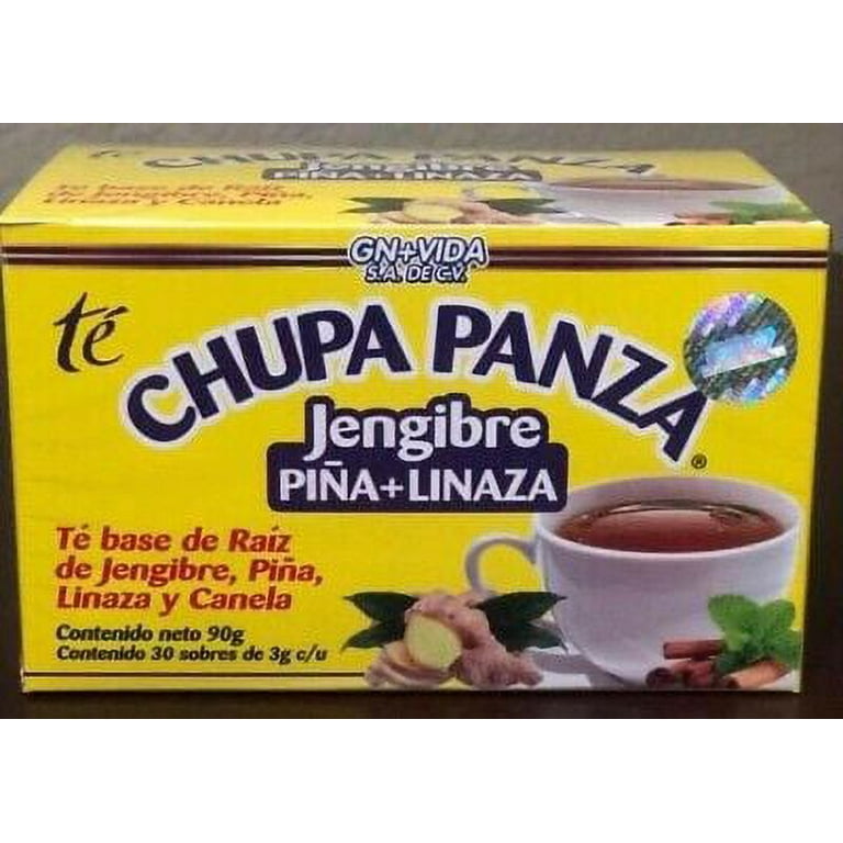 Chupa Panza Detox Ginger Tea Bags Te Chupa Panza 2 Pack