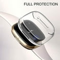 thumbnail image 5 of BISENTEK Case for Fitbit Versa 3 / Fitbit Sense, Clear TPU Flexible Cover Armor, Anti-Shock, Anti-Scratch, 5 of 8