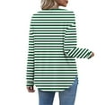 thumbnail image 6 of Women's Long Sleeve Blouse, V-Neck Printed Pullover Top with Button Detail, Soft Stretch Fabric for Casual Comfort and Daily Wear, 6 of 7
