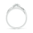 thumbnail image 2 of ANGARA Natural 0.2 Ct. Diamond Solitaire Ring in 14K White Gold for Women (Ring Size: 11), 2 of 8