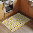 thumbnail image 3 of Summer Lemons Bathroom Rug Washable 2x3 Entryway Rug Non Slip Modern Botanical Leaves Vintage Front Door Mat Low Pile Indoor Doormat Throw Floor Carpet for Kitchen Bedroom Entrance, 3 of 8