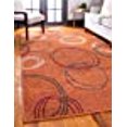 thumbnail image 3 of Unique Loom Automne Cercles Zone Tapis 5' x 8' Rectangulaire en Terre Cuite/beige, 3 of 5