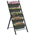 thumbnail image 1 of Outsunny 5-Tier Vertical Raised Garden Bed with 5 Planter Boxes, Grey, 1 of 10