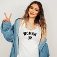 thumbnail image 4 of Woman Up Tank Top for Women and Teens Women Empowerment & Motivational Feminist Shirt White Tank Top XX-Large, 4 of 5