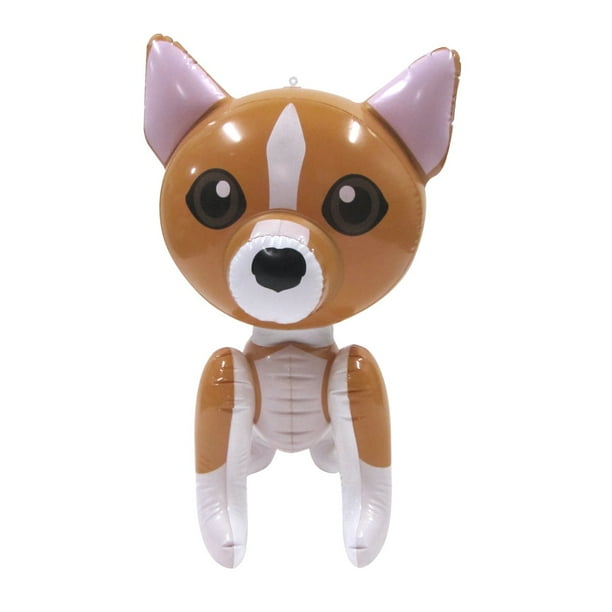 Chihuahua Dog Inflatable Swimming Pool Water Float Blow Up Party Toy