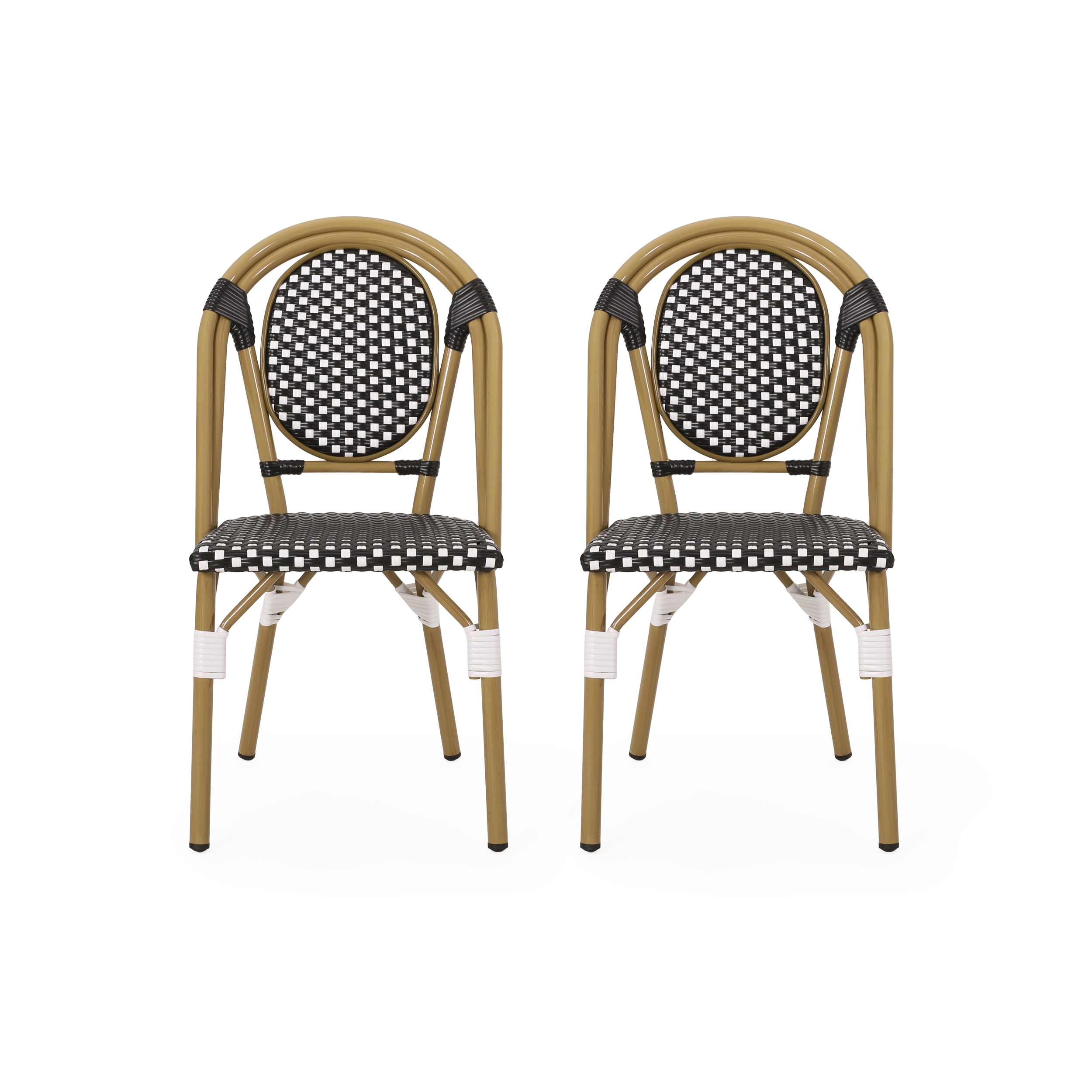 drew outdoor french bistro chairs set