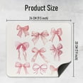 thumbnail image 5 of Trendy Pink Bow Coquette Mouse Pad, Office Supplies Mouse Pad, Pink Desk Accessories, Girly Mouse Pads for Desk Gaming Working, Gamer Girl Accessories, Gifts for Girls Women, 5 of 6