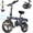 Blue-Pro, variant on INSDRGN Folding Electric Bike for Adults Teens, 650W Peak Motor, 10.4AH 48V Battery 14" Electric Bicycles, 28 Miles Range, Mini Ebike for City Commuter, UL2849, Blue