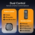 thumbnail image 2 of Comfytemp Rechargeable TENS Unit Muscle Stimulator, Electrode Wireless Massager for Back, Neck & Leg Pain, 2 of 8