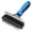 Blue, variant on Undercoat Rake and Deshedding Tool for Dogs and Cats, Dematting Comb for Long Hair Pets, Grooming Brush to Clear Mats, Tangles