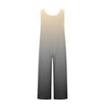 thumbnail image 4 of Bixock Women Fall and Winter Clothes,Women Casual Pants,Women's Printed Fall Round-neck Button-pocket Sleeveless Casual Jumpsuit, 4 of 5