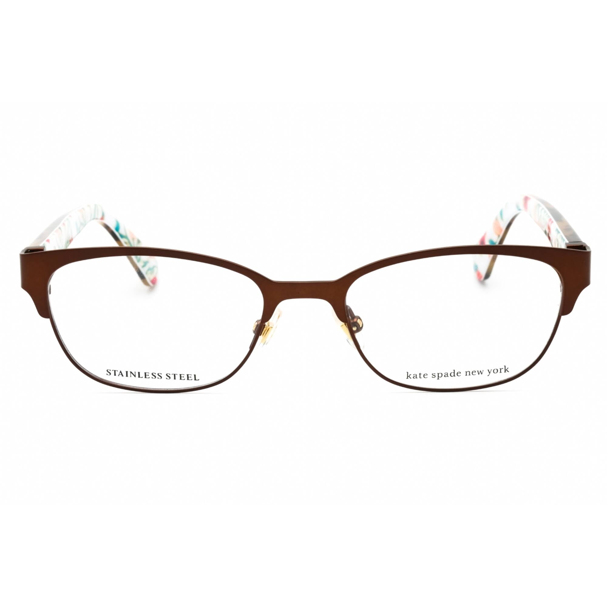 Kate Spade Full Rim Rectangular Brown Hontwe Eyeglasses