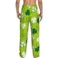 thumbnail image 3 of Easygdp St Patrick's Day7 Men's Pajama Pant, Sleep Elastic Waistband Lounge Pants - Large, 3 of 9