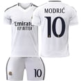 thumbnail image 1 of 2425 Camiseta del Real Madrid, traje de uniforme de fútbol local, traje de entrenamiento No. 7 Ronaldo, niños y adultos, camiseta transfronteriza de 9 Mbappédécimo modric, 1 of 1