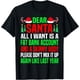 thumbnail image 1 of Dear Santa All I Want is A Fat Bank Account Christmas Saying Camiseta, 1 of 2