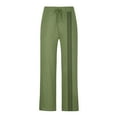 thumbnail image 4 of Icvfdpl Men'S Casual Pants Solid Color Sports Slim Feet Leisure Trousers Stylish Man Streetwear Green Xxxl, 4 of 4