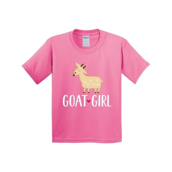 Inktastic Goat Girl Farm Animal Youth T-Shirt