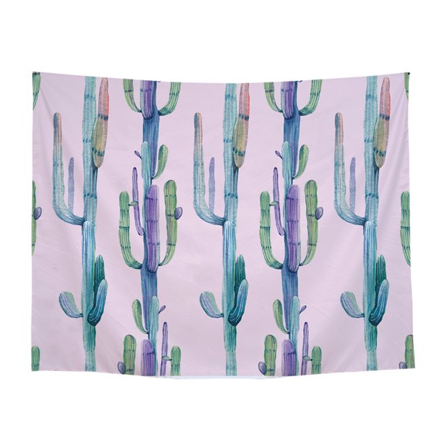Coofit Wall Tapestry Decorative Cactus Hanging Tapestry Wall Blanket Photo Backdrop